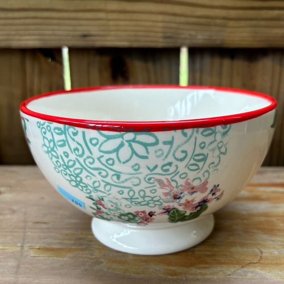 Pioneer Woman Country Garden 3 Piece Set Footed Soup Bowl, Plate & Latte Mug - Picture 4 of 16